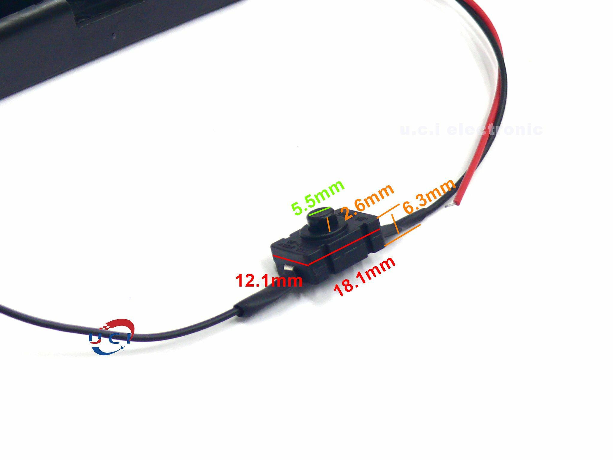 【UCI電子】 (二W-4) 1節18650電池座 帶開關 18650電池盒帶開關 18650鋰電池盒 單節3.7V