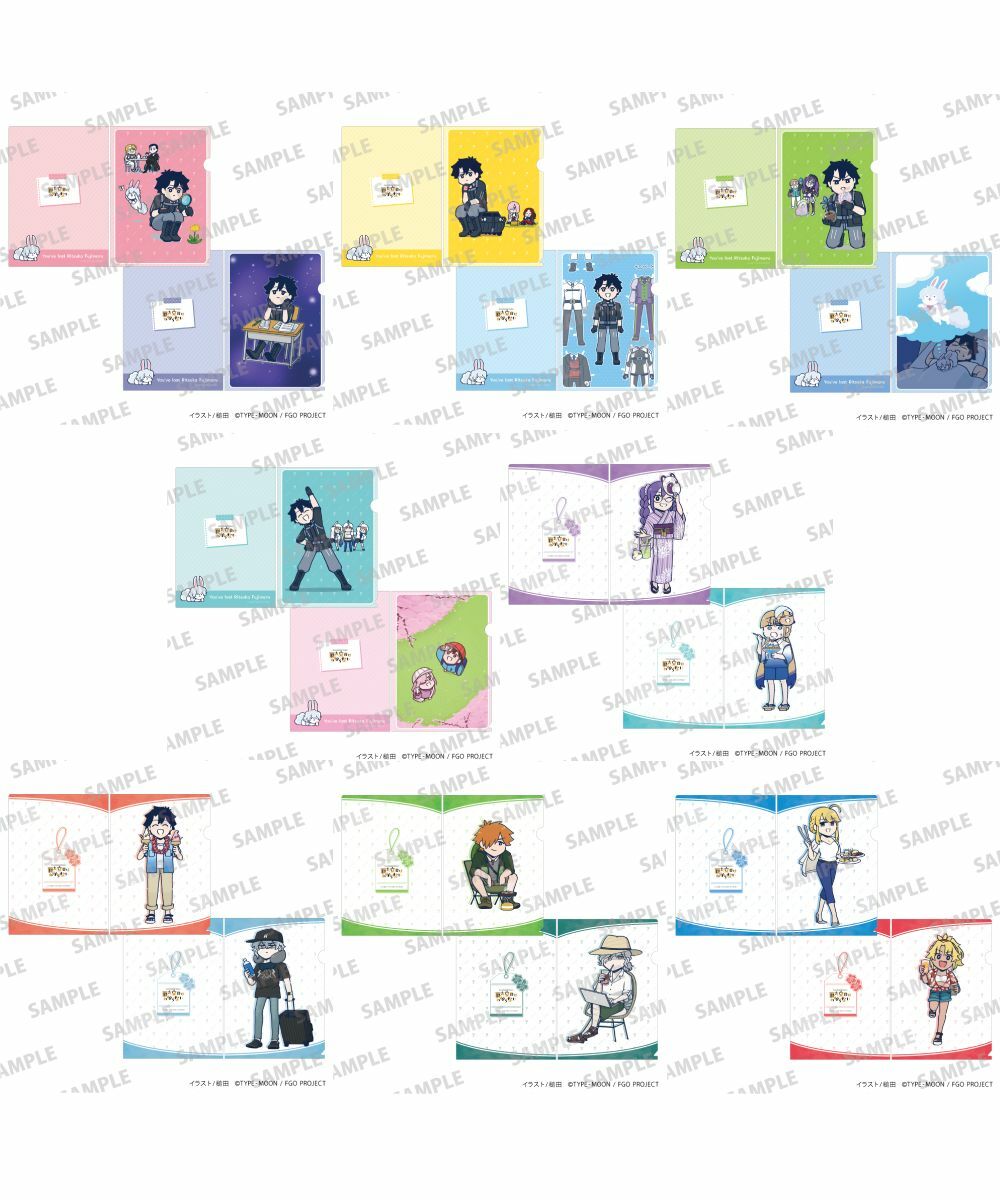 預購-「Fate／Grand Order 搞不懂的藤丸立香」A4 File夾 2入套組 系列【日本進口精品】