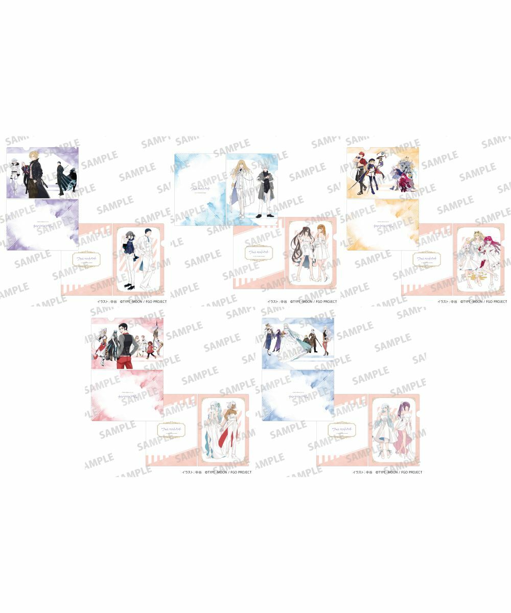 預購-「Fate/Grand Order 來自異聞帶」A4 File夾 2入套組 系列【日本進口精品】