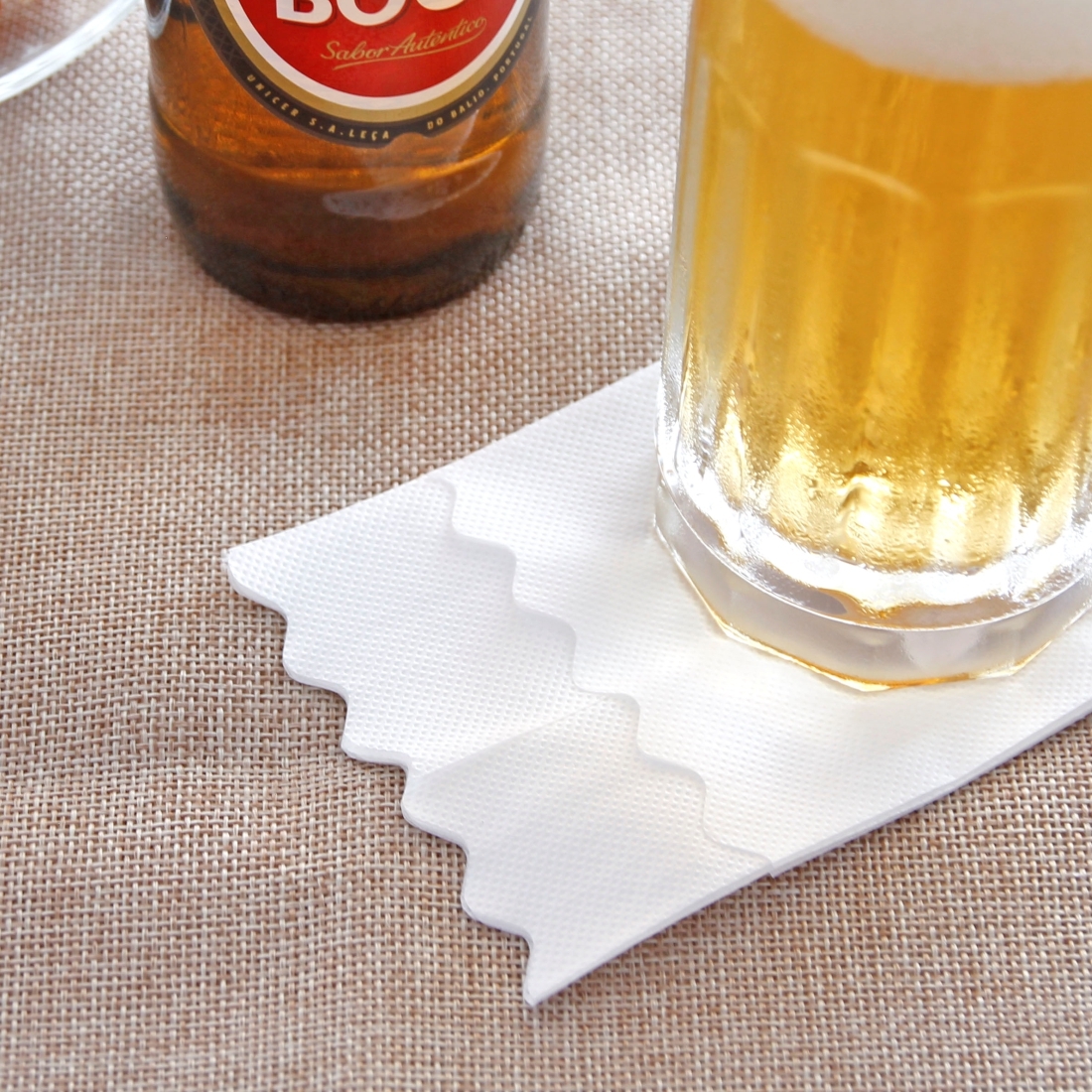 扇形紙四摺 白色