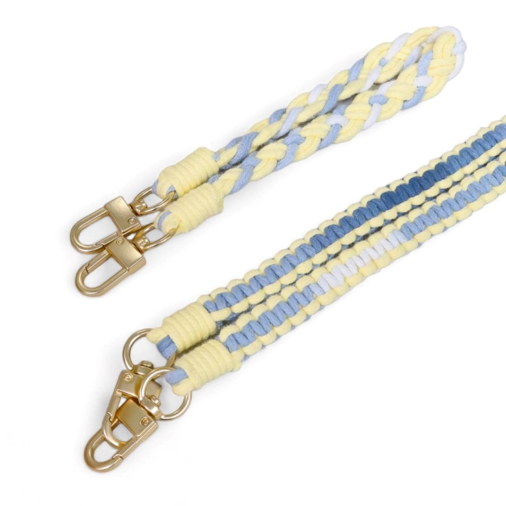 兩用手工編織掛繩 / (夏日黃)
