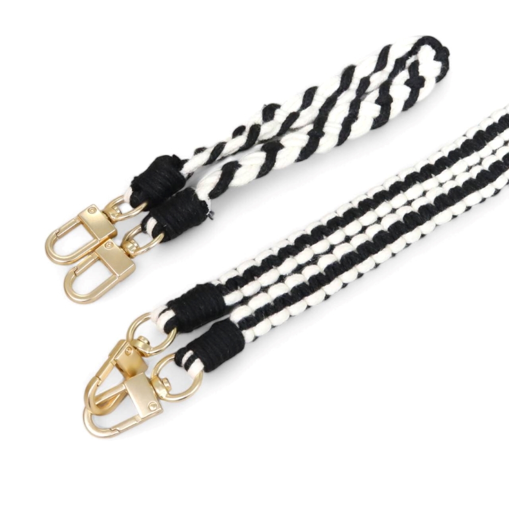 兩用手工編織掛繩 / (簡約白)