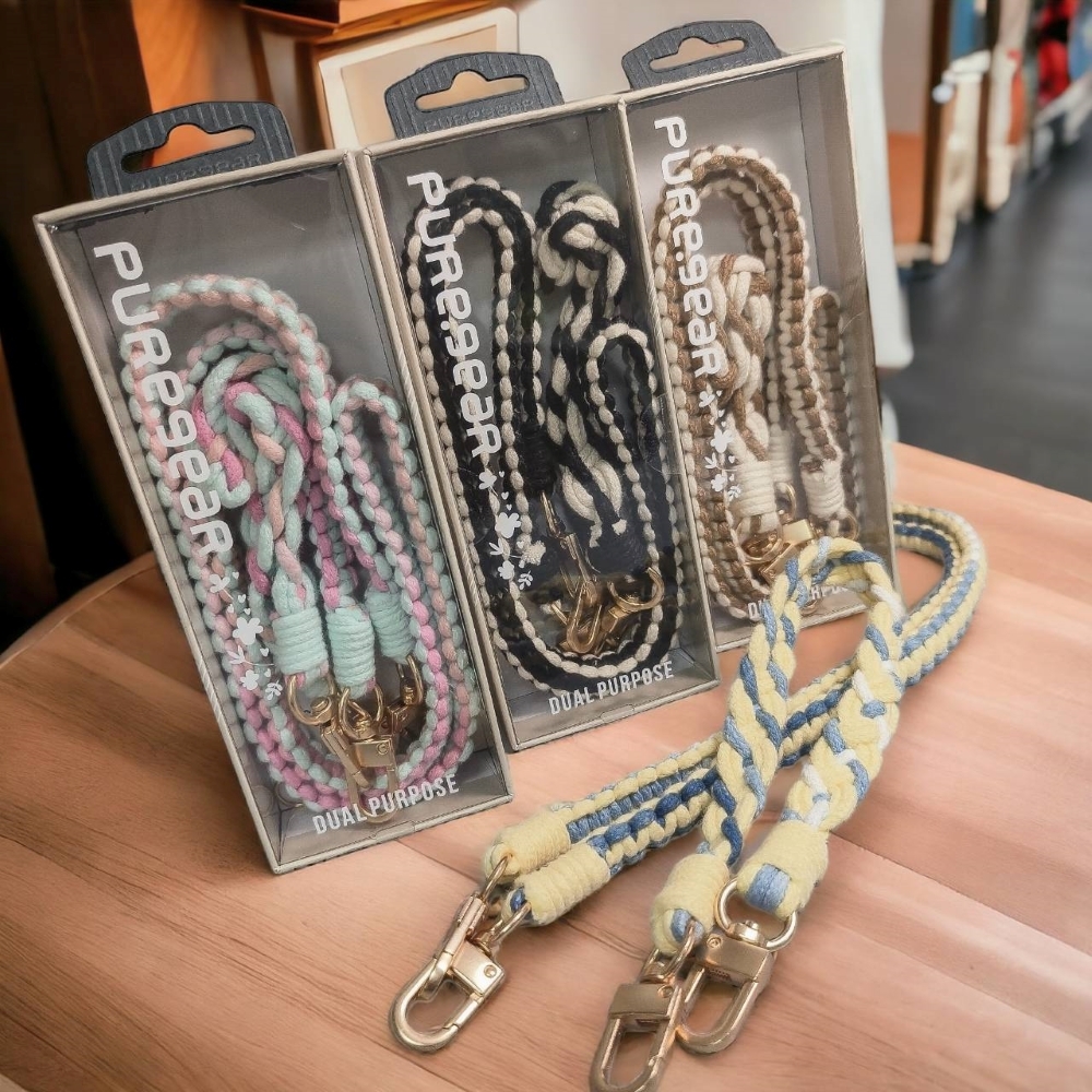 兩用手工編織掛繩 / (暖心粉)