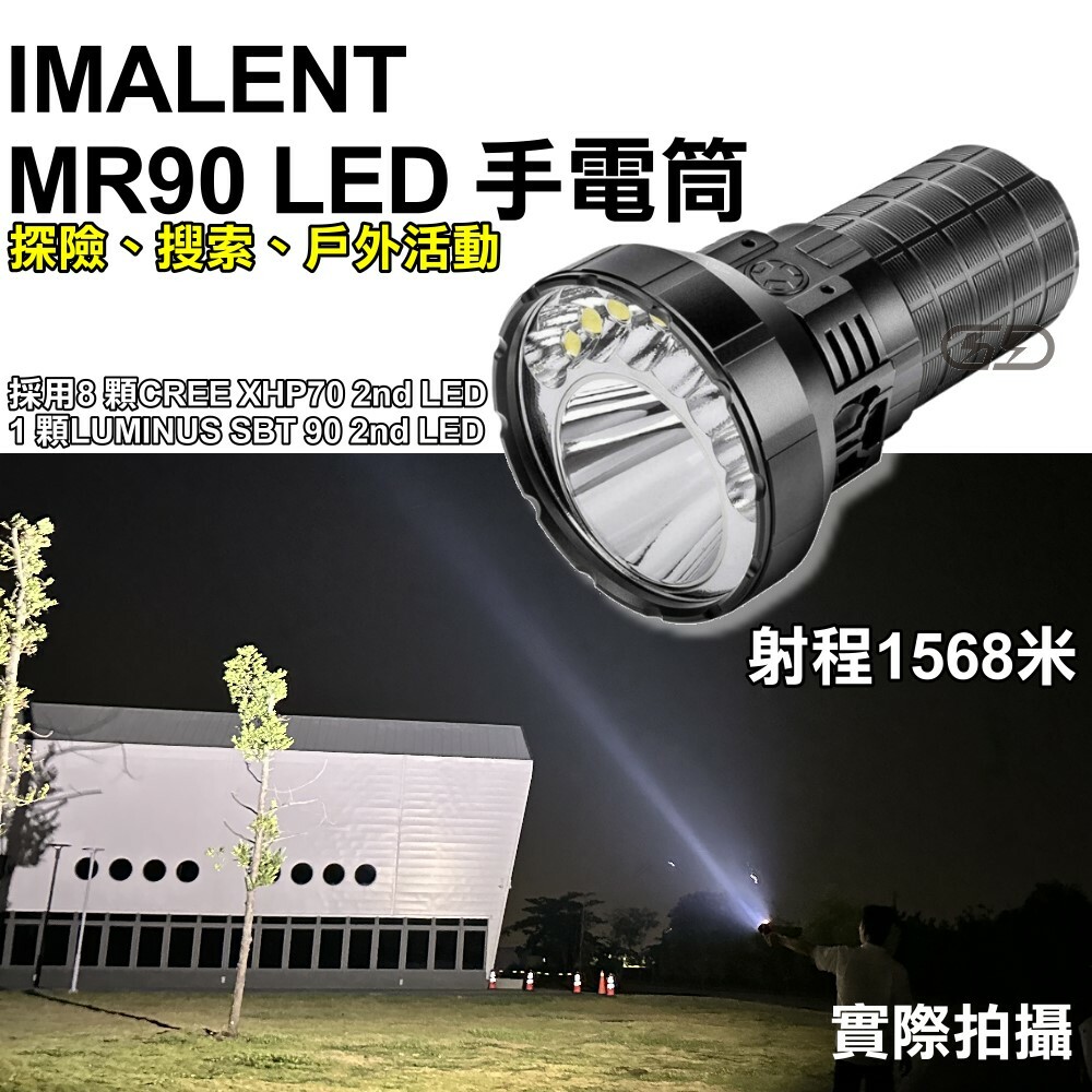 IMALENT MR90 強光LED手電筒 晶典光電