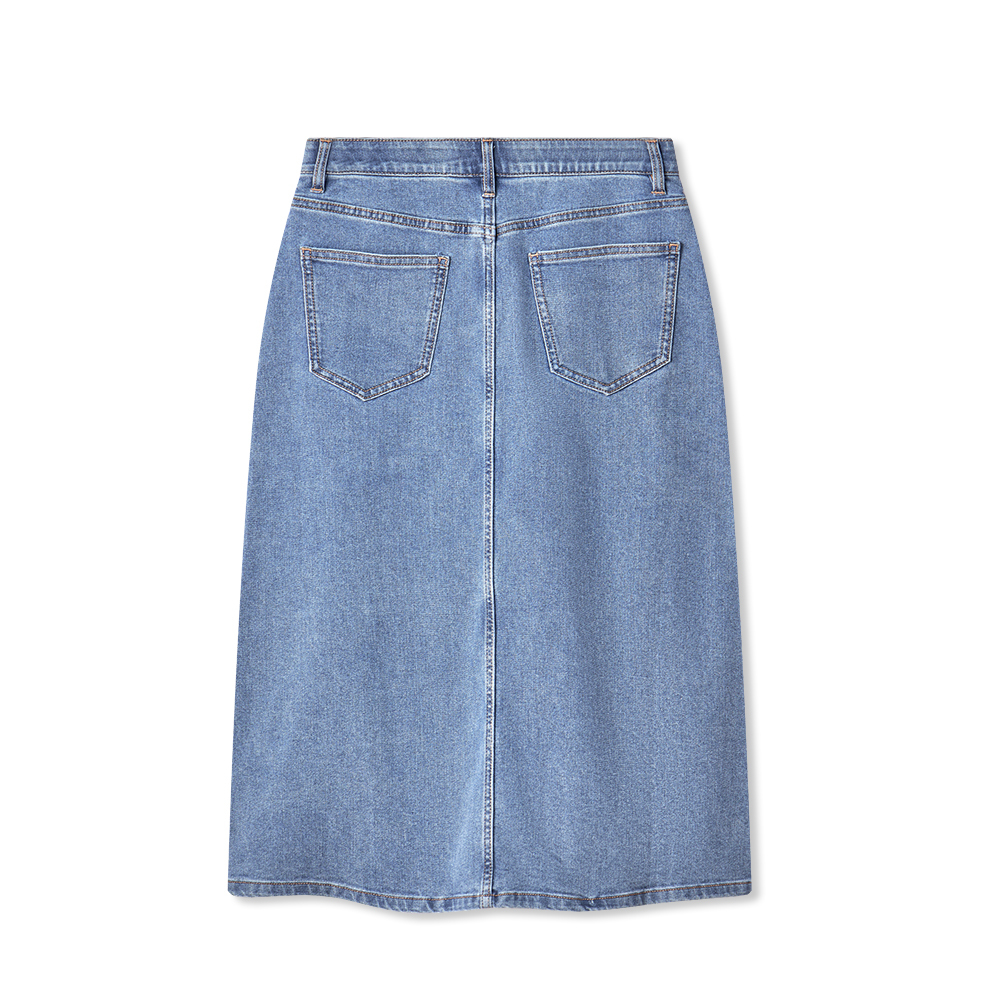 牛仔長裙