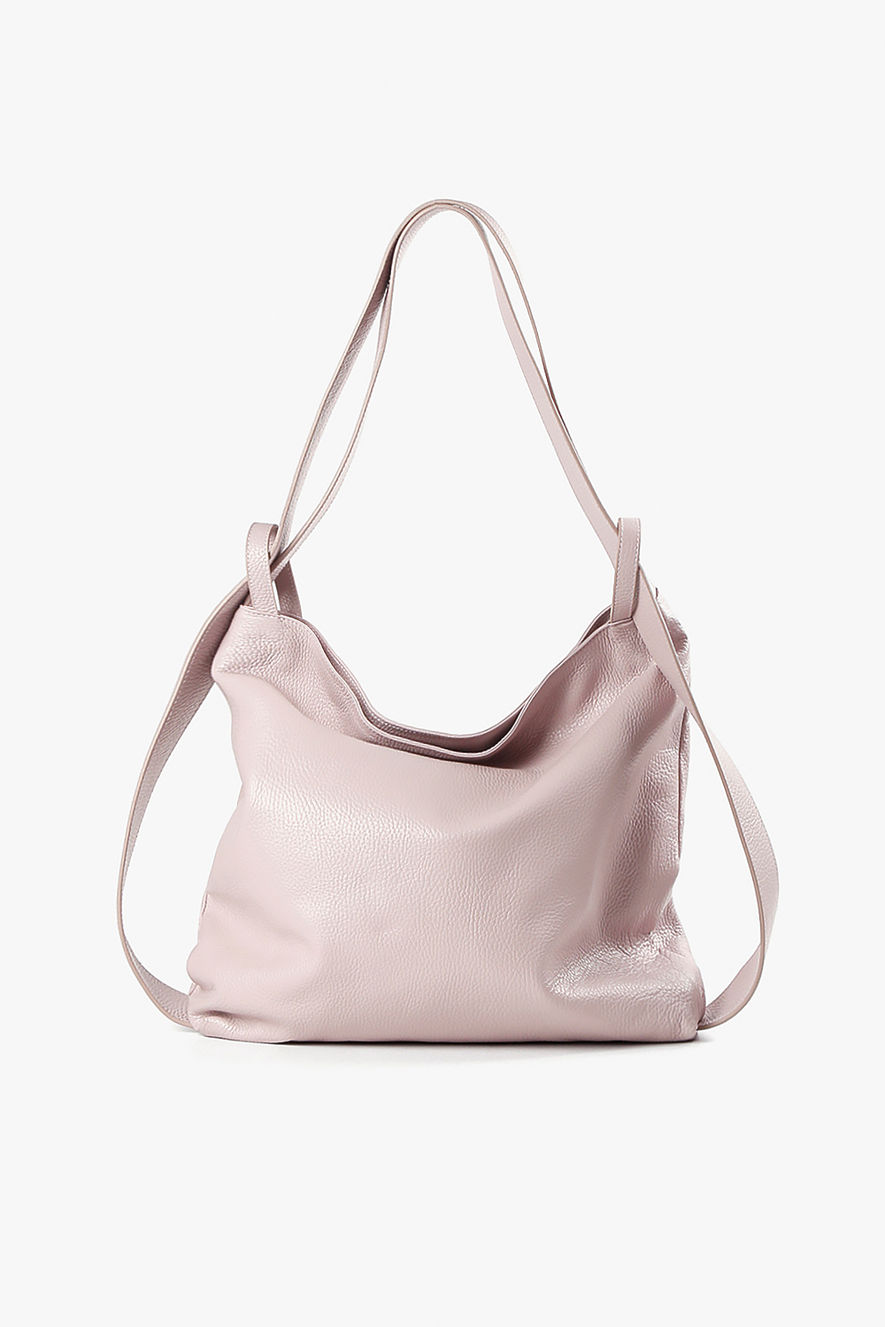 Doppia 極簡兩用中型方包 淺紫