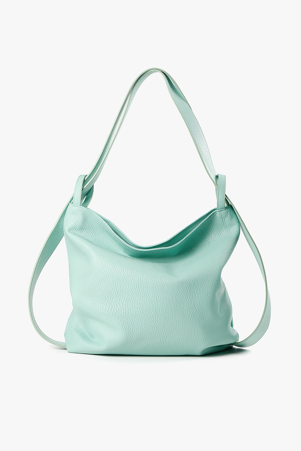 Doppia 極簡兩用中型方包 淺綠