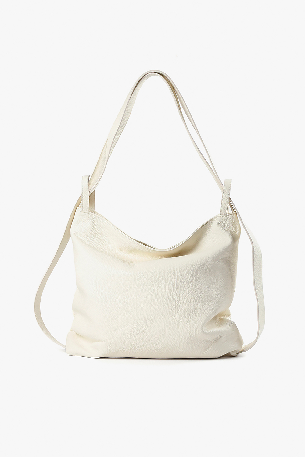 Doppia 極簡兩用中型方包 白色