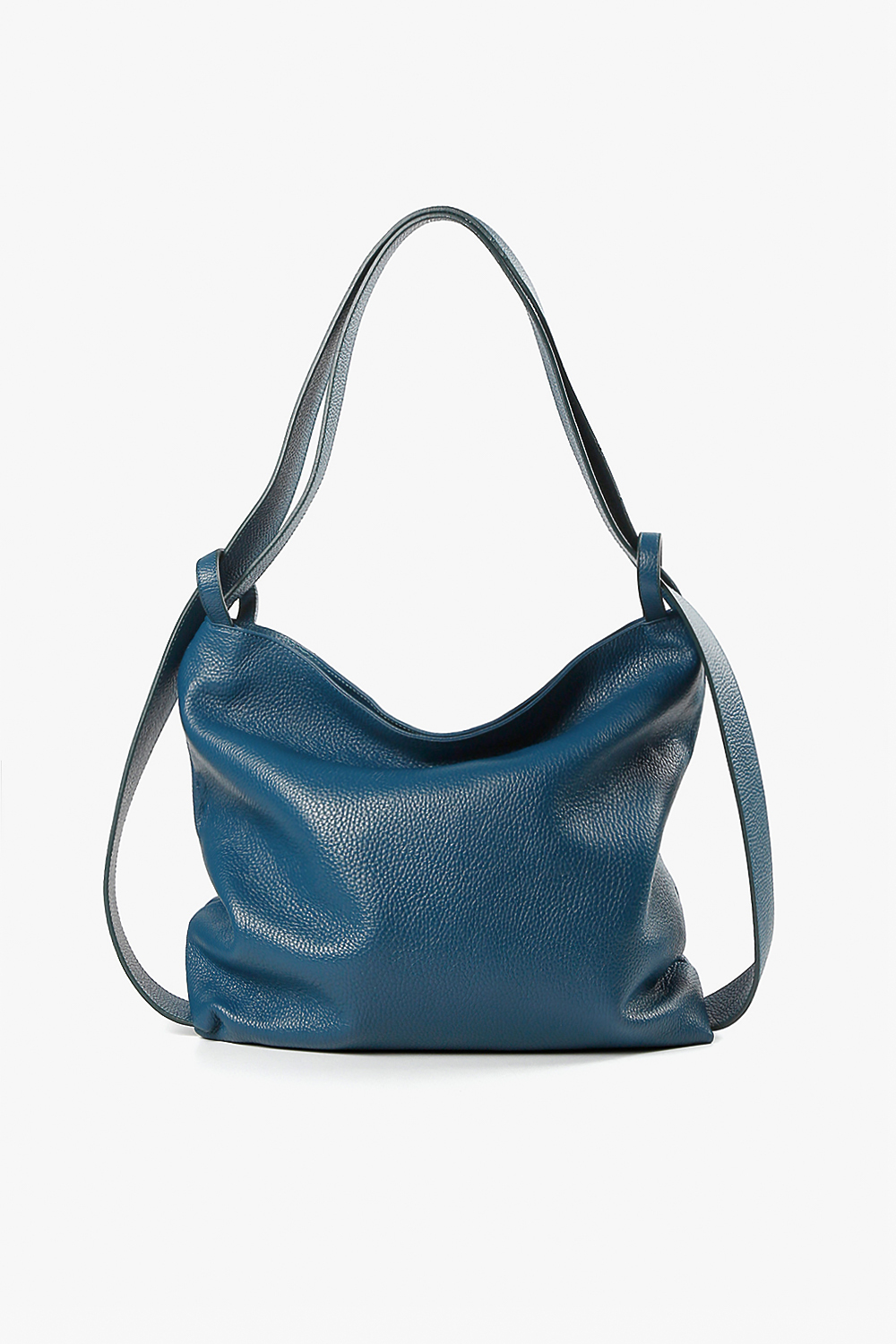 Doppia 極簡兩用中型方包 藍色