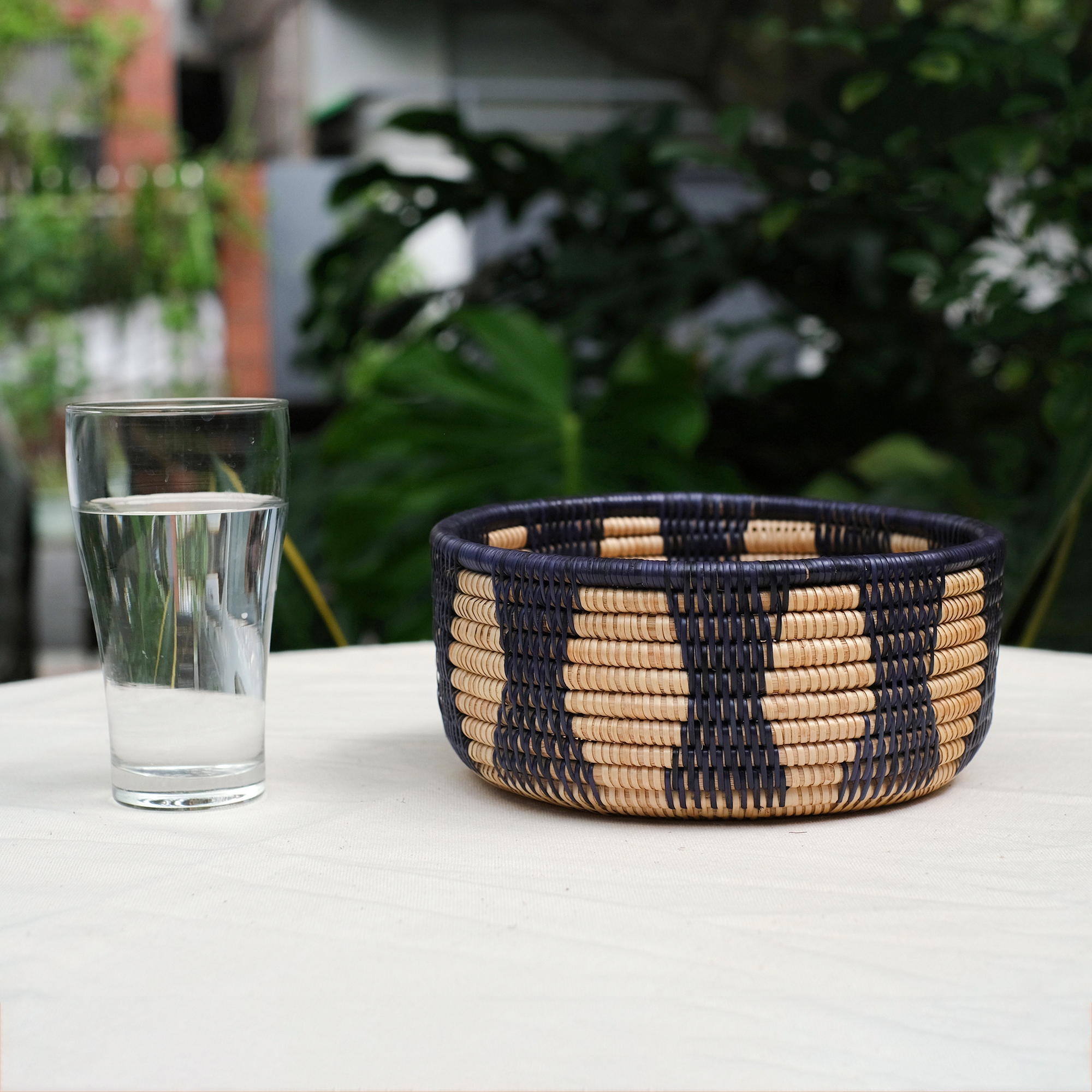 柳藤編織圓籃｜Loghu Bowl｜柬埔寨