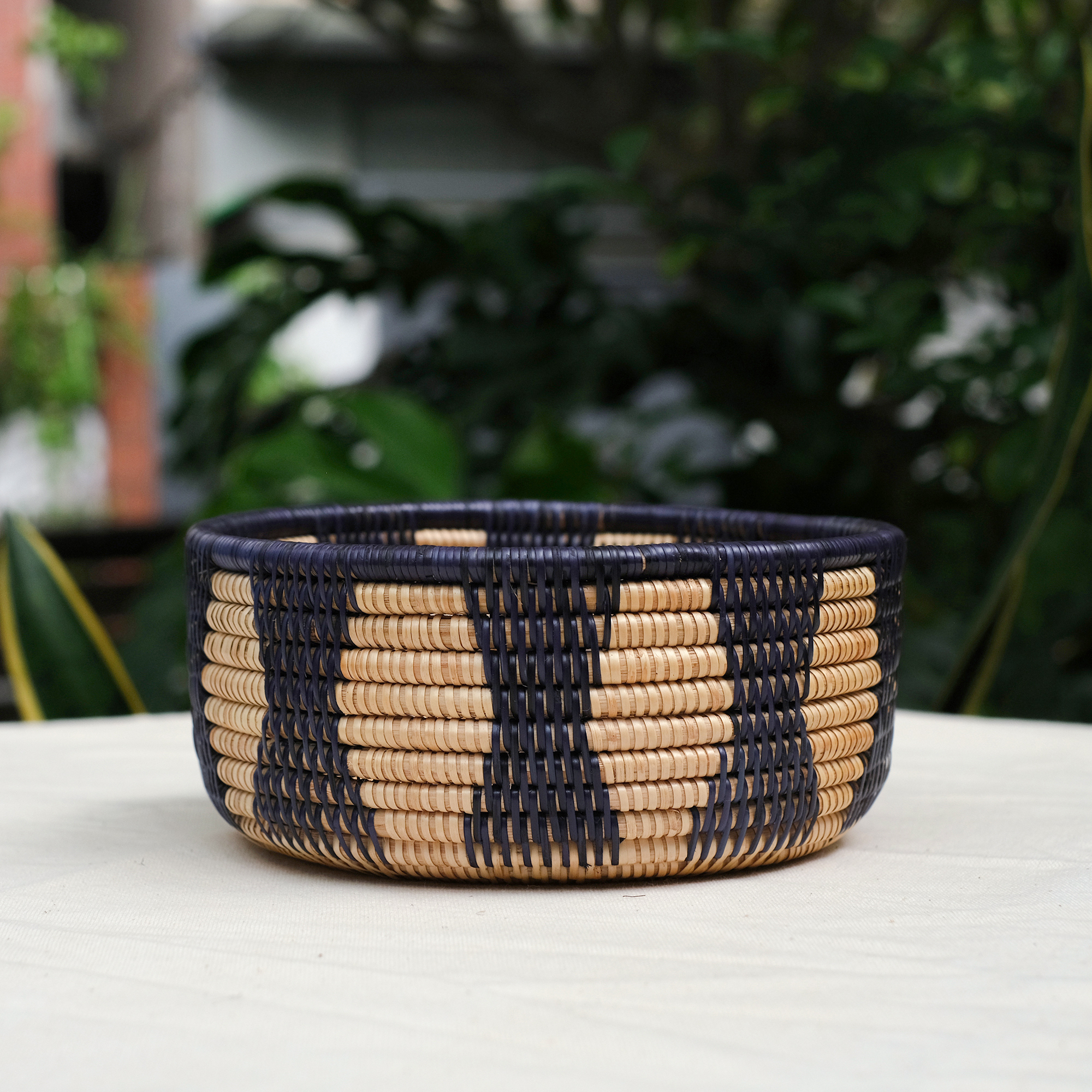 柳藤編織圓籃｜Loghu Bowl｜柬埔寨