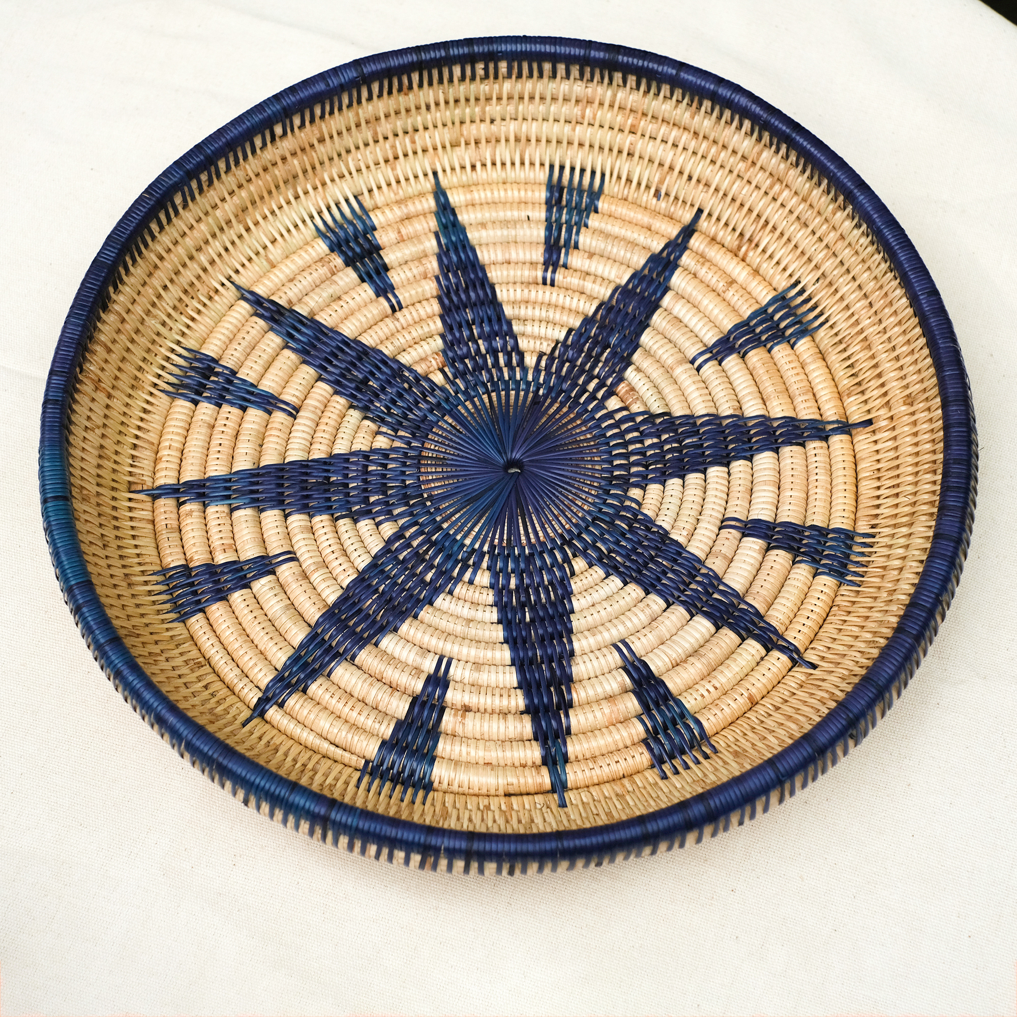 柳藤編織圓盤｜Zarava Platter｜柬埔寨