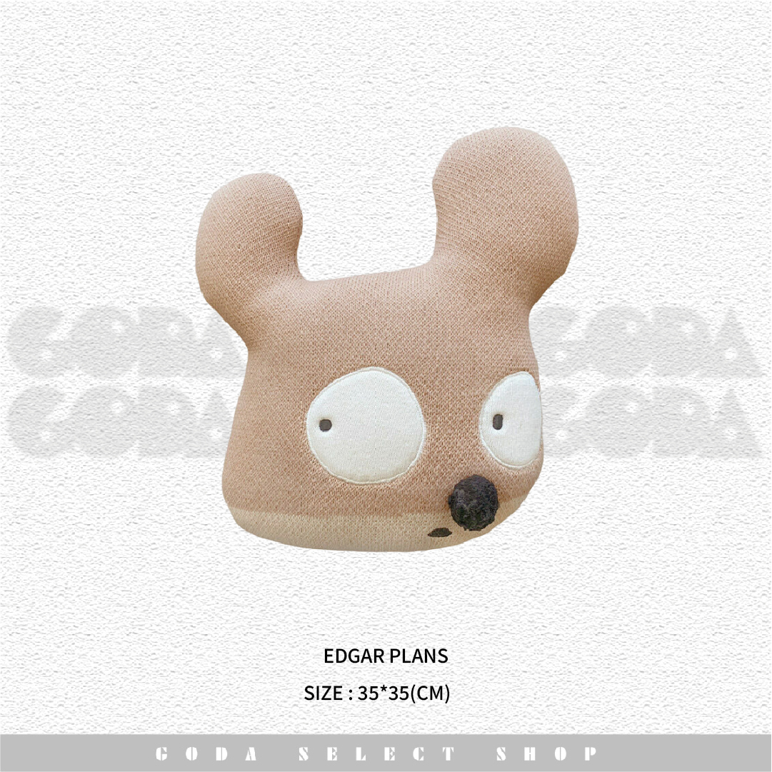 [現貨秒發]Edgar Plans X Lorena Canals Knitted Cushion 老鼠小姐 抱枕 #GT