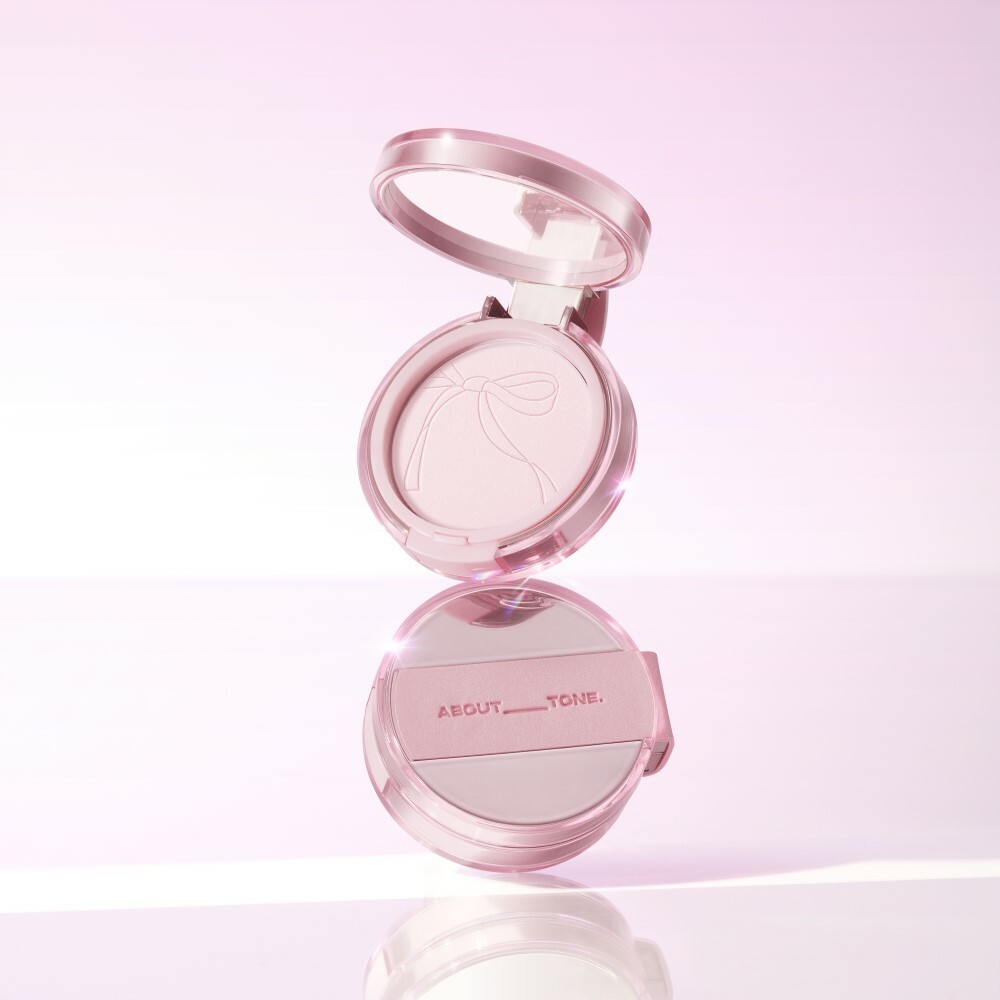 About Tone 蝴蝶結定妝粉餅 (3色)