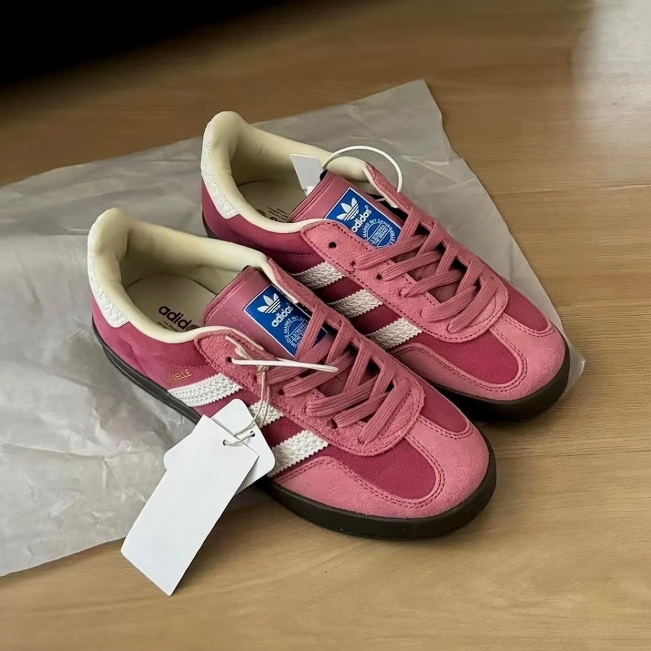 ADIDAS ORIGINALS GAZELLE INDOOR 樹莓粉