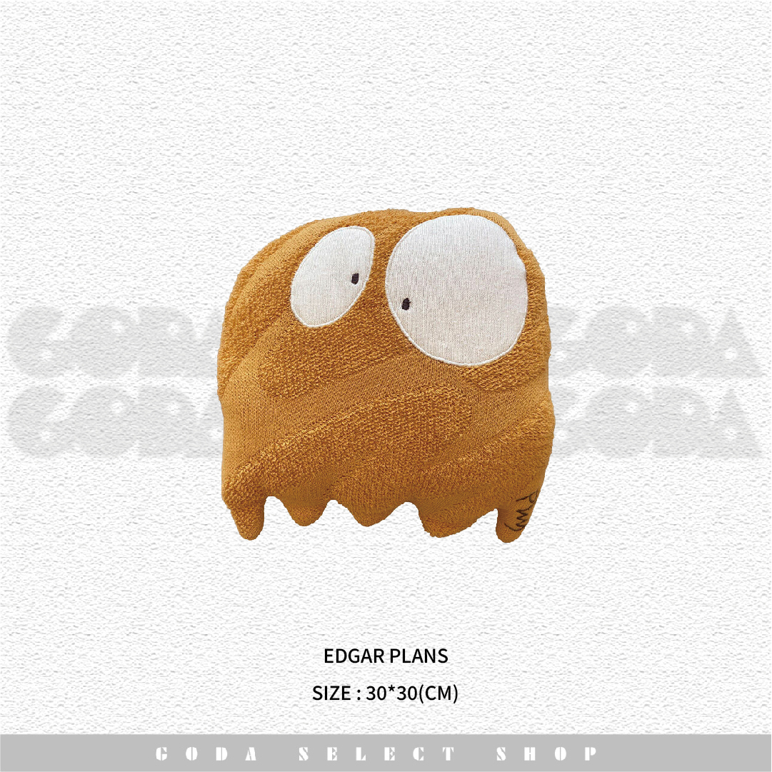 [現貨秒發]Edgar Plans X Lorena Canals Knitted Cushion Ghost 開心鬼 抱枕 #GT