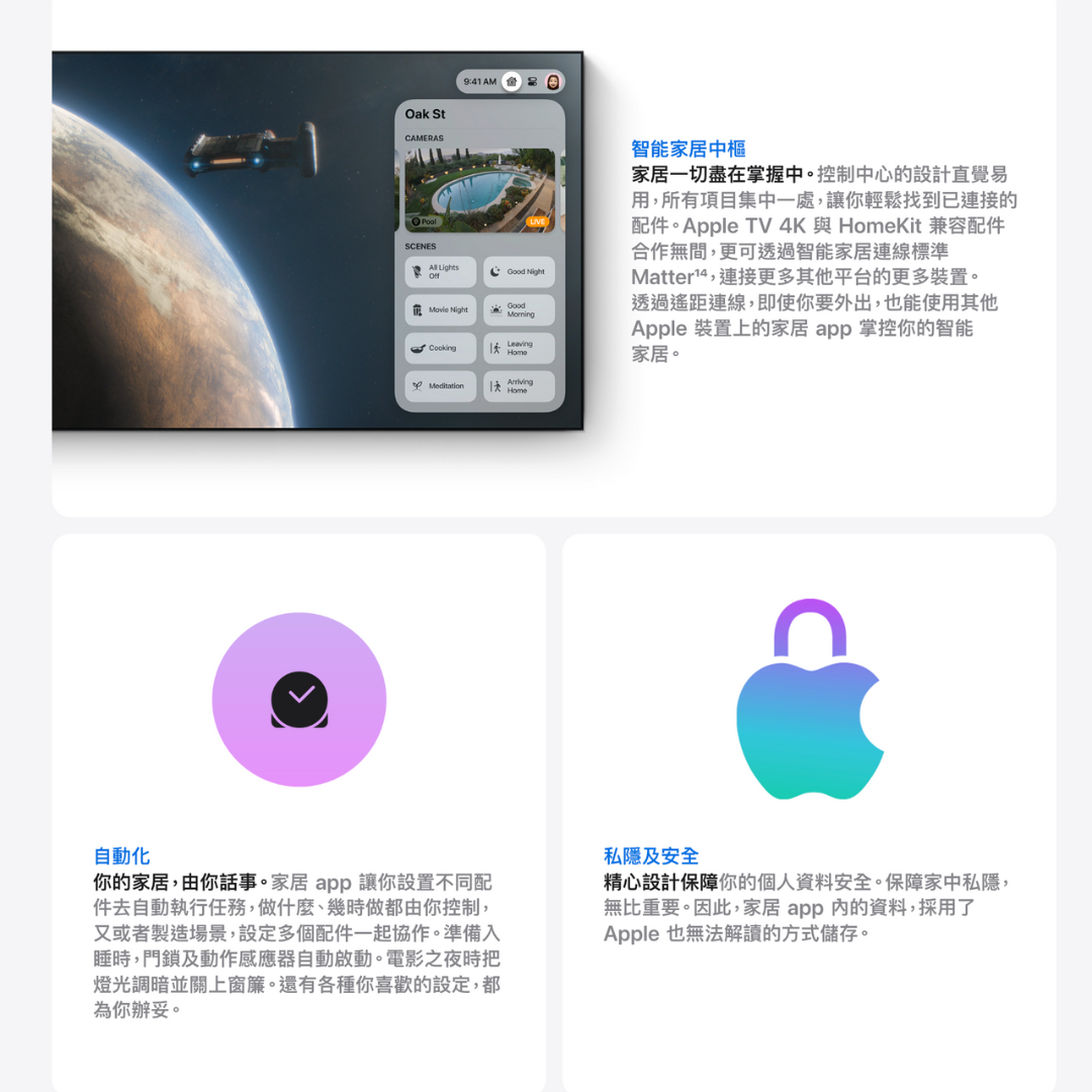 Apple TV 4K 電視盒子 (2022)