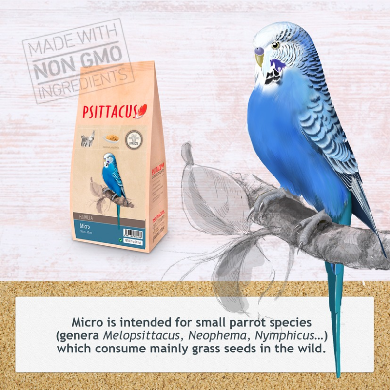 [一件包郵] Psittacus 虎皮鸚鵡 (彩鳳) 糧 滋養丸 - 350g (到期日:2027年1月)