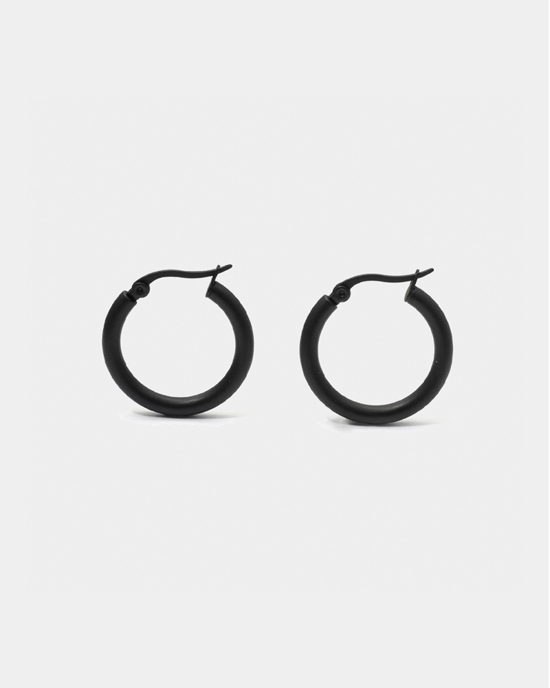 RECOVERY 2.5MM C形耳環 (霧黑)