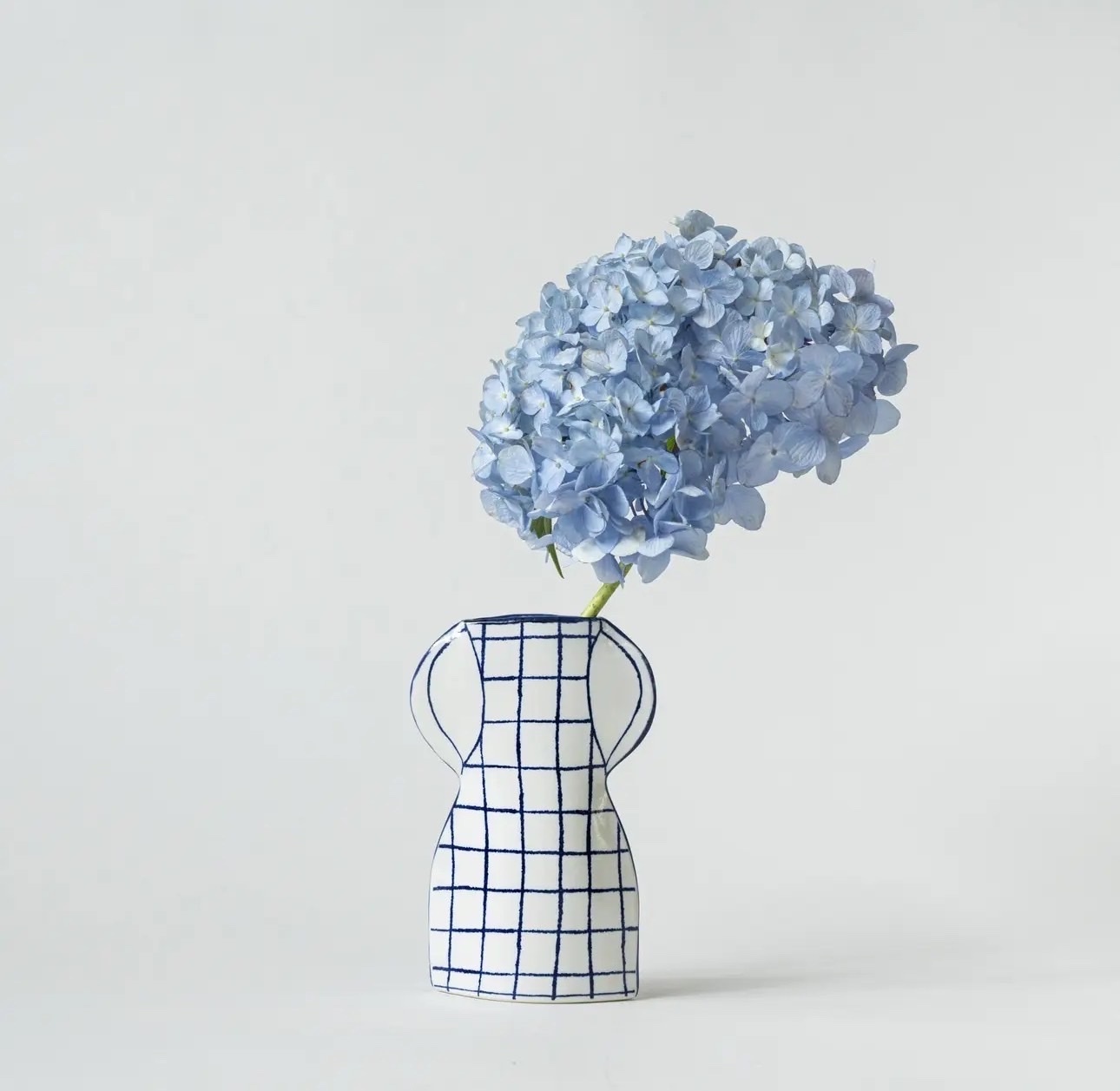 Marianne 花器～瀨戶燒系列格子的瓶子