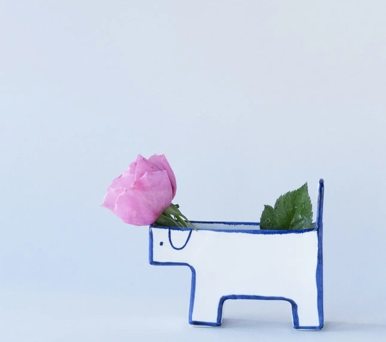犬造型花器