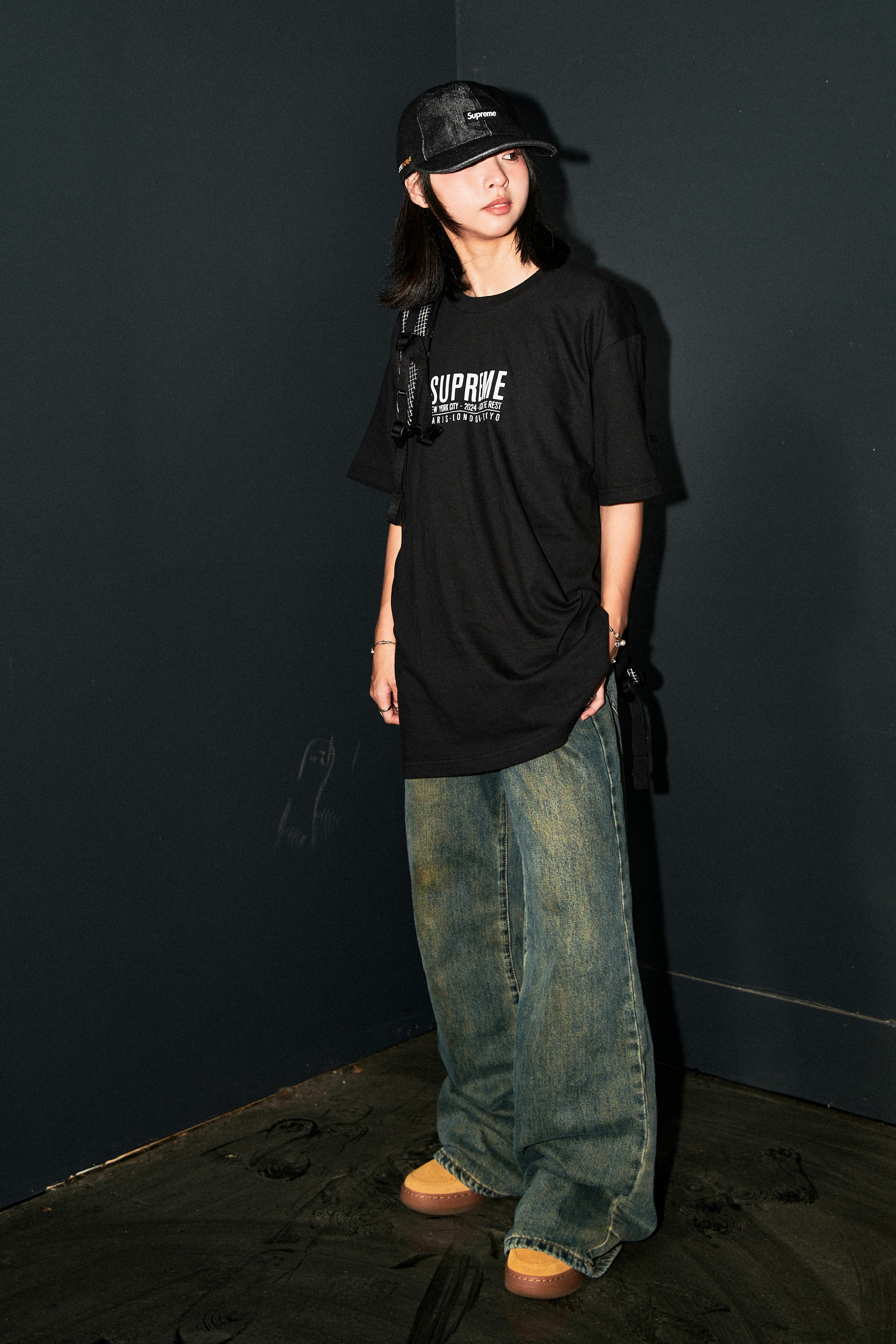 ☆ETW☆【EASY TO WEAR】Supreme 24SS Cordura® Denim Small Box 6-Panel 老帽 單寧 棒球帽