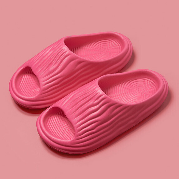 New style soft-soled thick-soled sandals for women (rose red [size 36_45] (contact customer service after placing the order to confirm the delivery size)