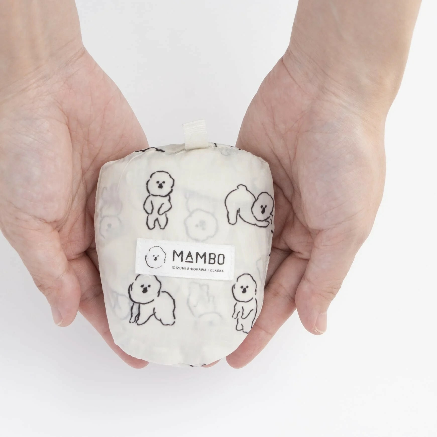 CLASKA-MAMBO 環保收納購物袋 / mini白