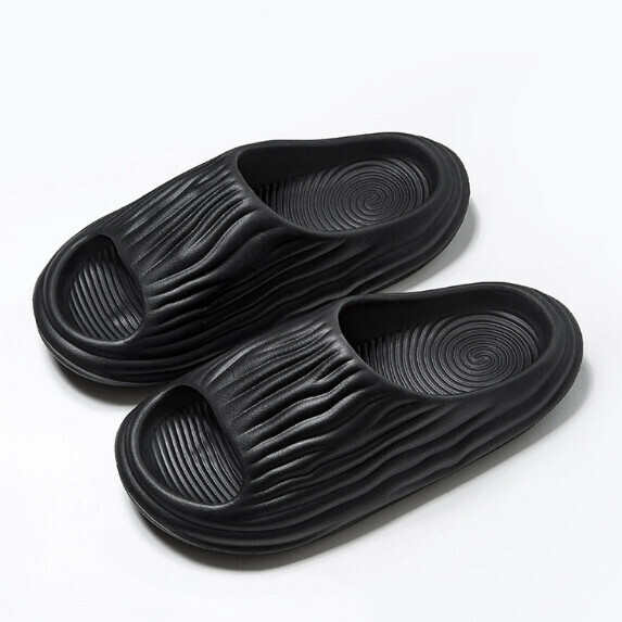 New style soft-soled thick-soled sandals for women (black [size 36_45] (contact customer service after placing the order to confirm the delivery size)