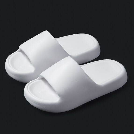 New coconut soft-soled sandals (white [size 36_45] (contact customer service after placing the order to confirm the delivery size)