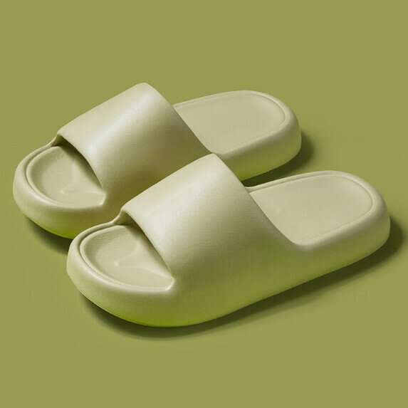 New coconut soft-soled sandals (green [36_45 size] (contact customer service after placing the order to confirm the delivery size)