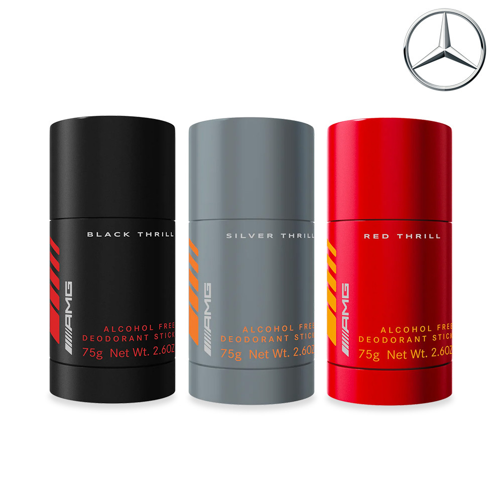 Mercedes Benz 賓士 極速香氛體香膏 75g (極速黑/極速銀/極速紅)