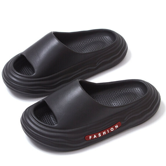 New thick-soled home sandals for women (black [size 36_45] (contact customer service after placing the order to confirm the delivery size)