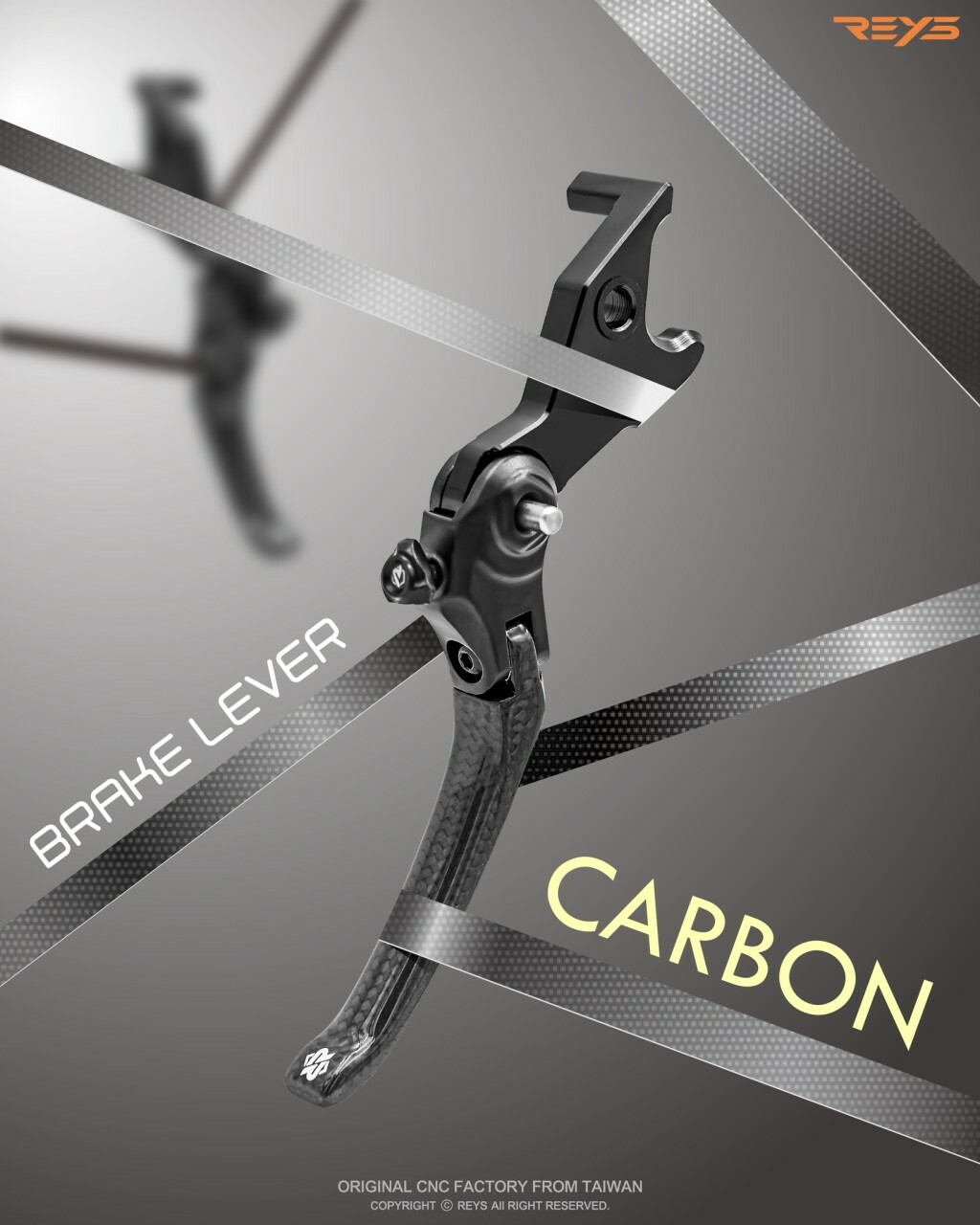 【REYS】𝗖𝗔𝗥𝗕𝗢𝗡 正碳纖維 拉桿