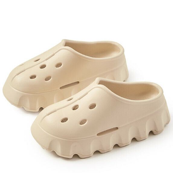 New Baotou Crocs Women's Shoes (off-white [size 36_41] (contact customer service after placing order to confirm delivery size)
