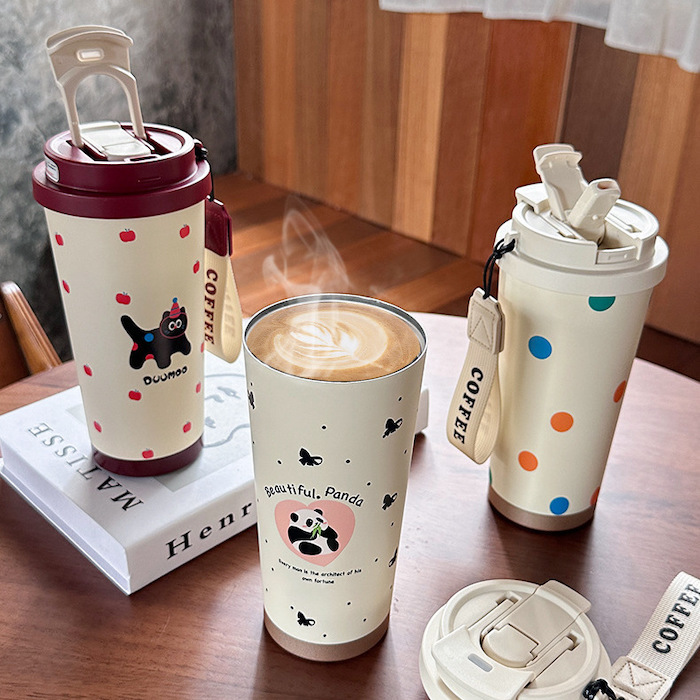 《81537》高質感小動物們保溫杯(5款)500ml