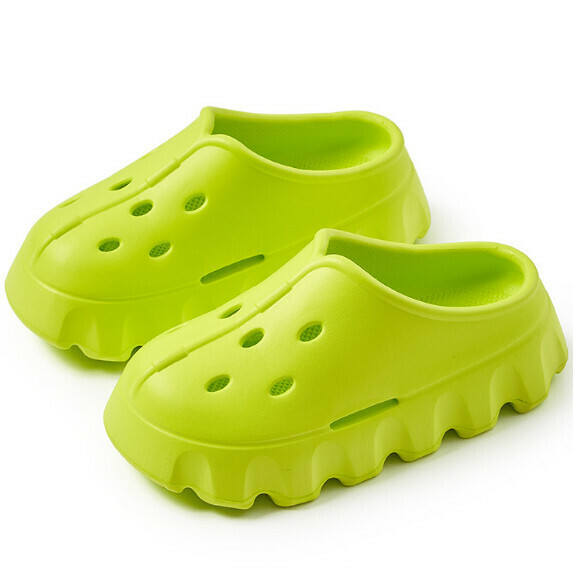 New Baotou Croc Shoes for Women (Green [36_41 Size] (contact customer service after placing the order to confirm the delivery size)