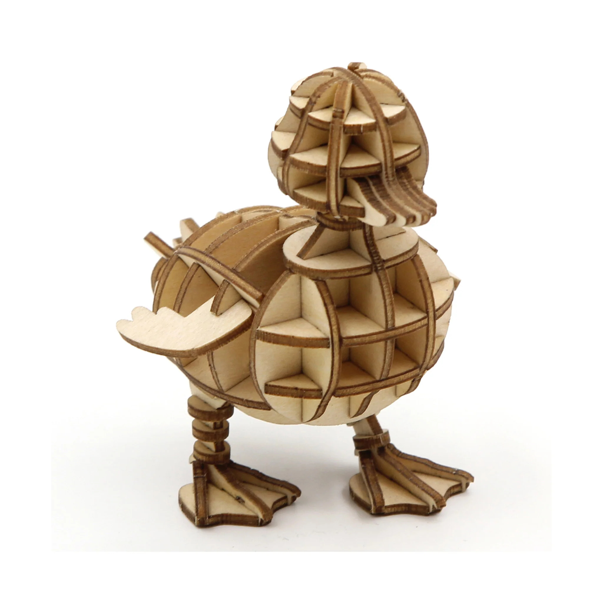木製ダックパズル Wood】Duck 3D puzzle