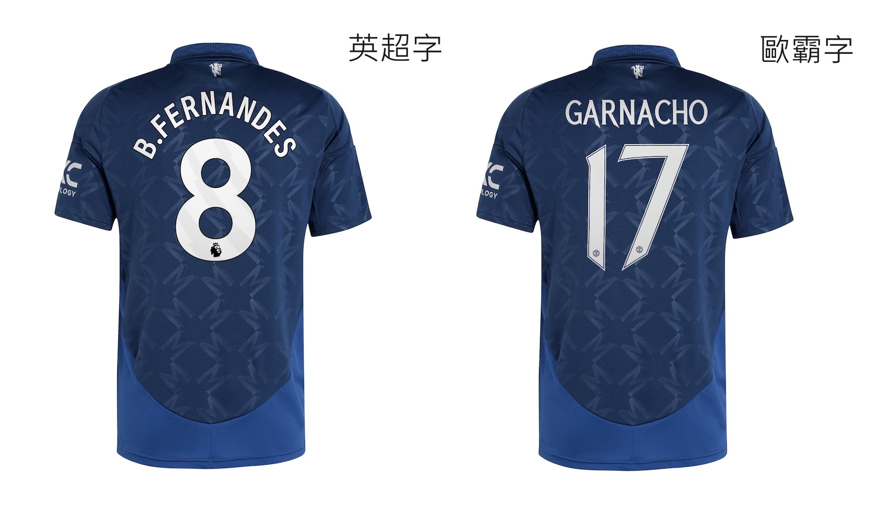 24-25曼聯作客球員版球衣