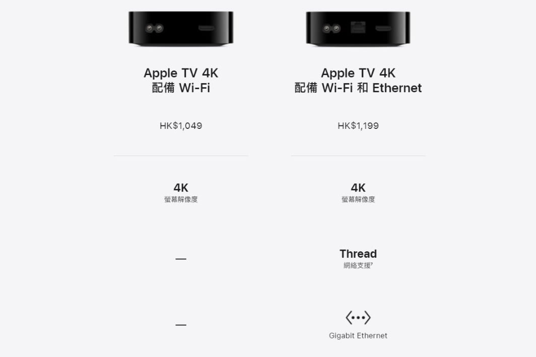 Apple TV 4K 電視盒子 (2022)