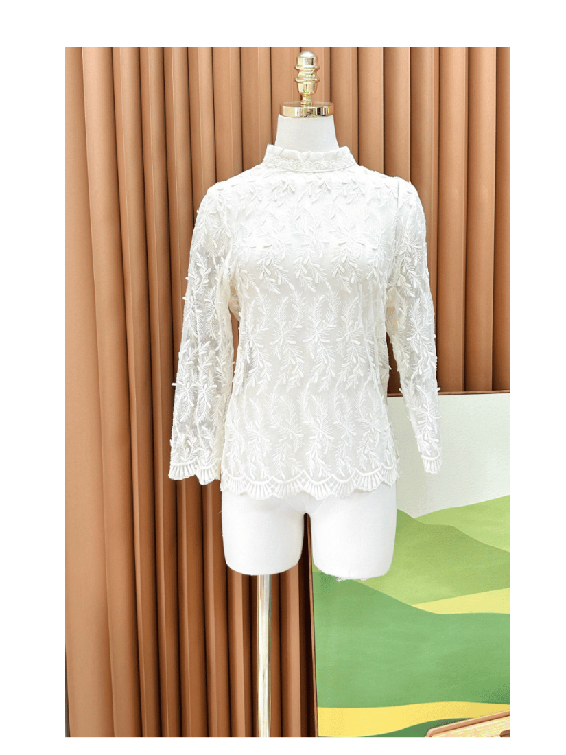 甜美女人透膚上衣