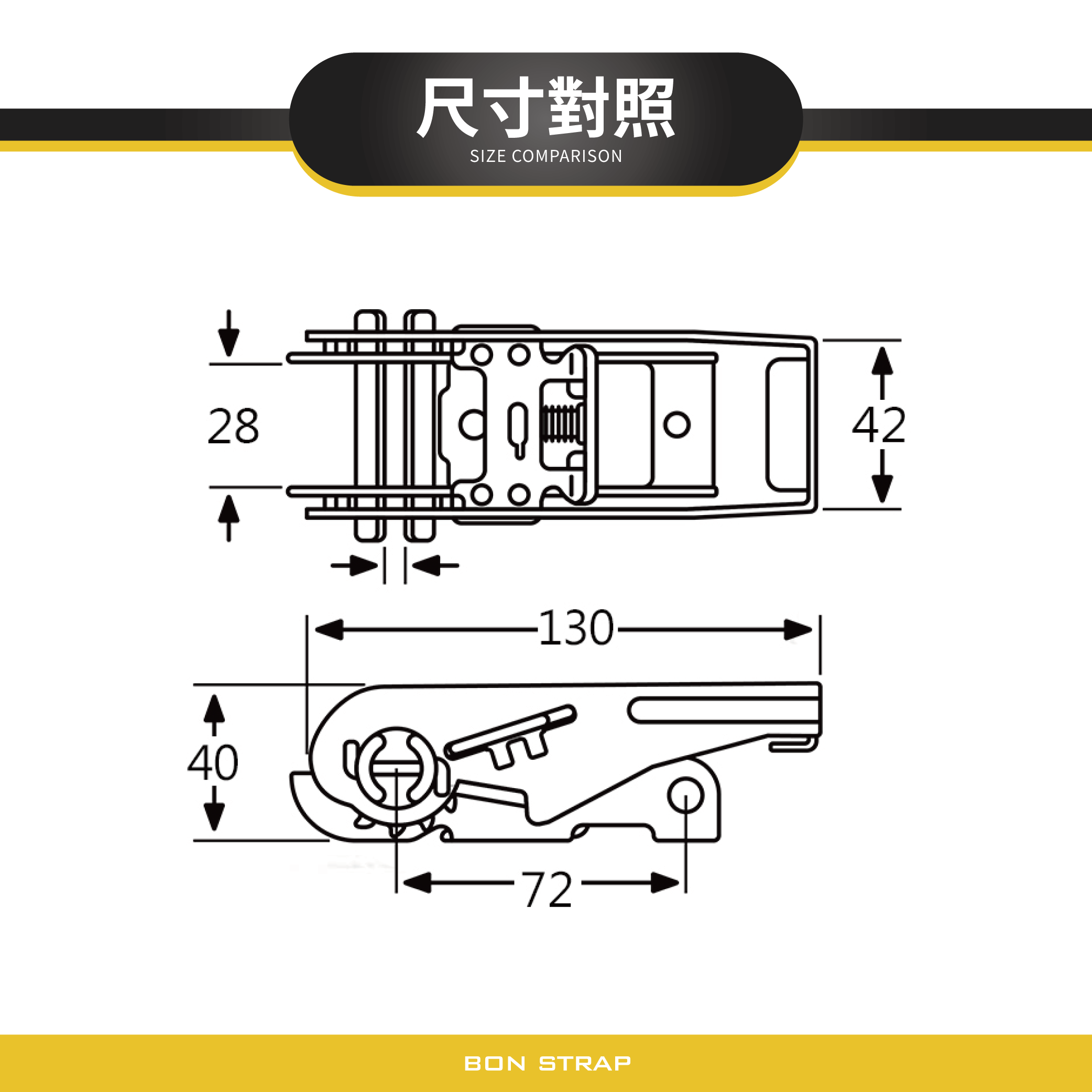 1'' 1噸 不銹鋼手拉器
