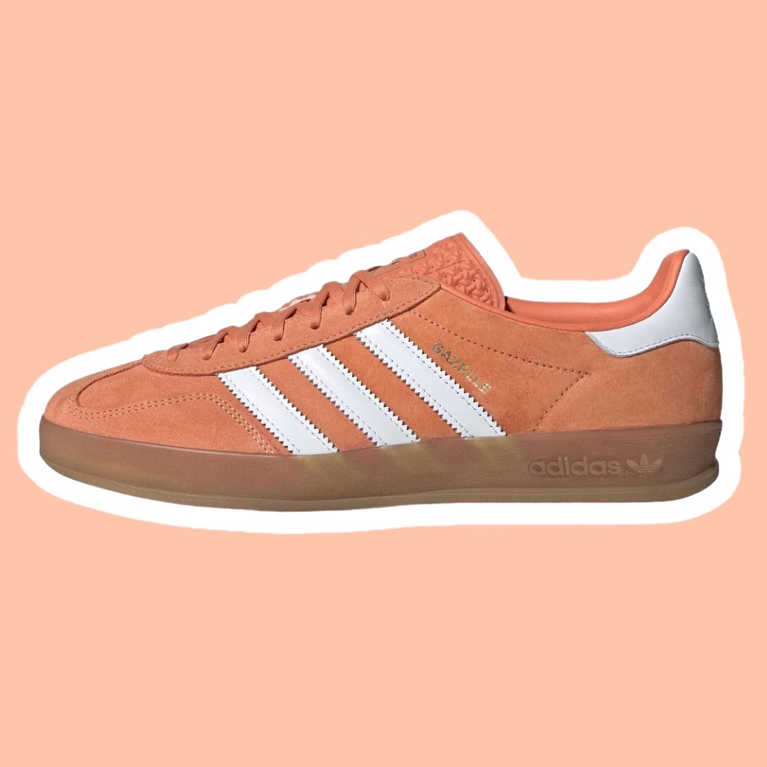 adidas gazelle indoor 落日夕陽 橘子 女鞋 板鞋 ( ji2586)