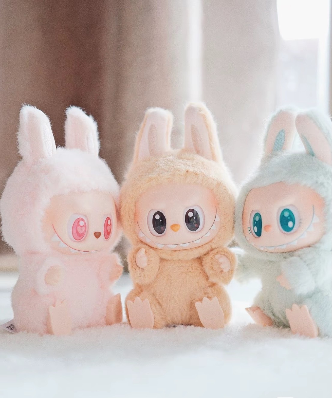 KTQ STORE ‧ POPMART Labubu 坐坐派對 糖膠二代 毛絨 盲盒 12402230008