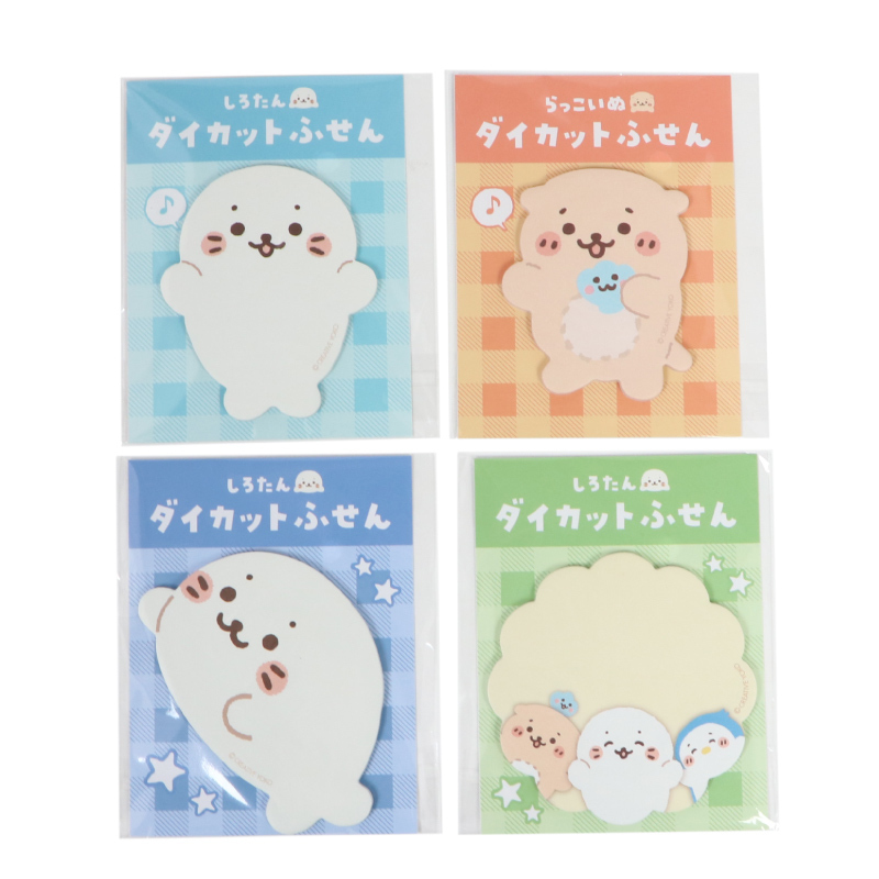 Sirotan 造型便條紙  直立小白/ 直立Rakkoinu/ 橫式小白/ 好朋友聚集