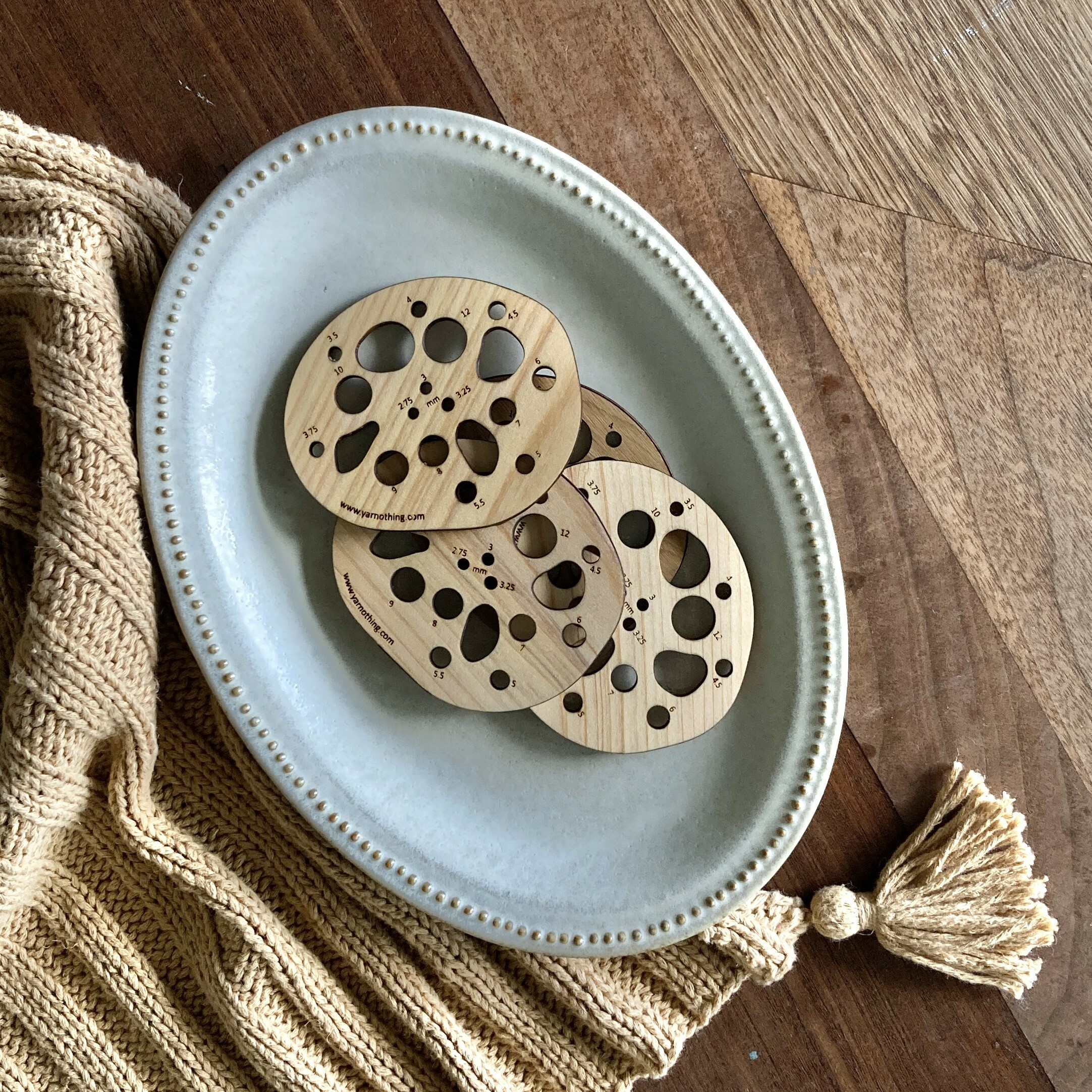 [線製集] 藕片針號尺