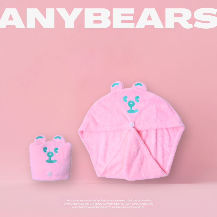 ANYBEARS®吸水乾髮帽 Novelty Hair Drying Towel