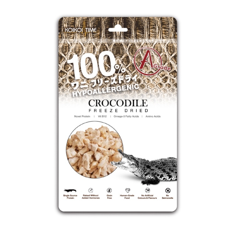 KOIKOI TIME 鱷魚A級 凍乾肉 100g