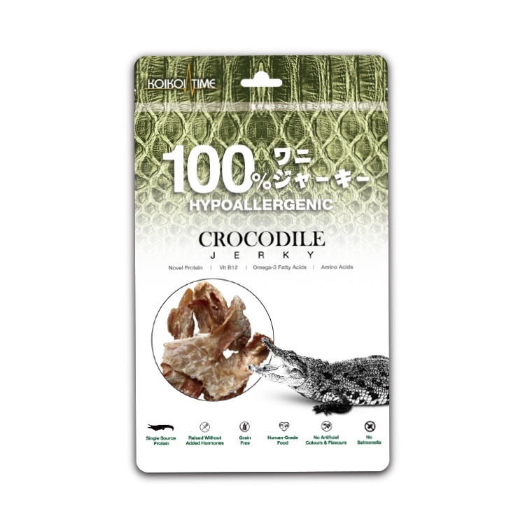 KOIKOI TIME 鱷魚 風乾肉乾 100g