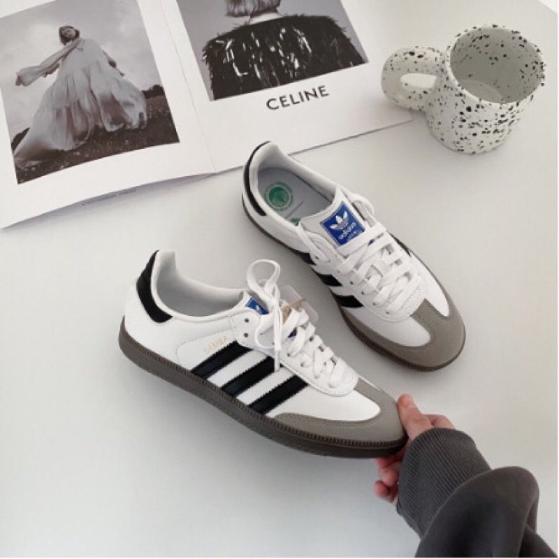 Adidas Samba OG White 復古 經典 白 焦糖底 男女款 板鞋 德訓鞋